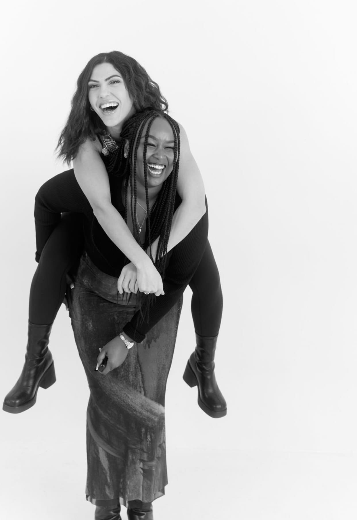 Client taking self-portrait